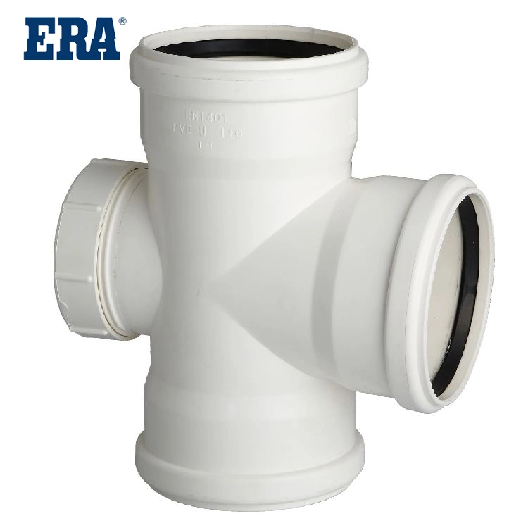 Era En1401 En1329 PVC/Plastic/Drainage Fittings with Gasket Door Tee with Rubber