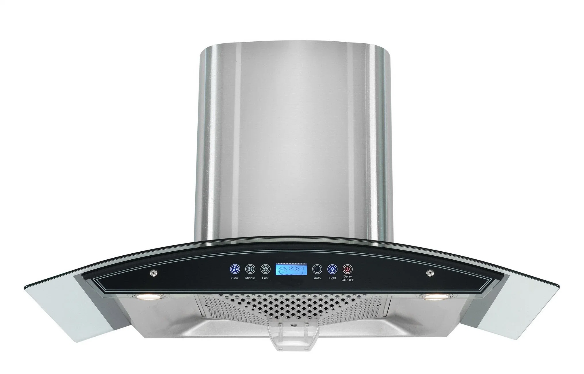 New 900mm Temperred Glass Touch Control 3 Speed Range Hood