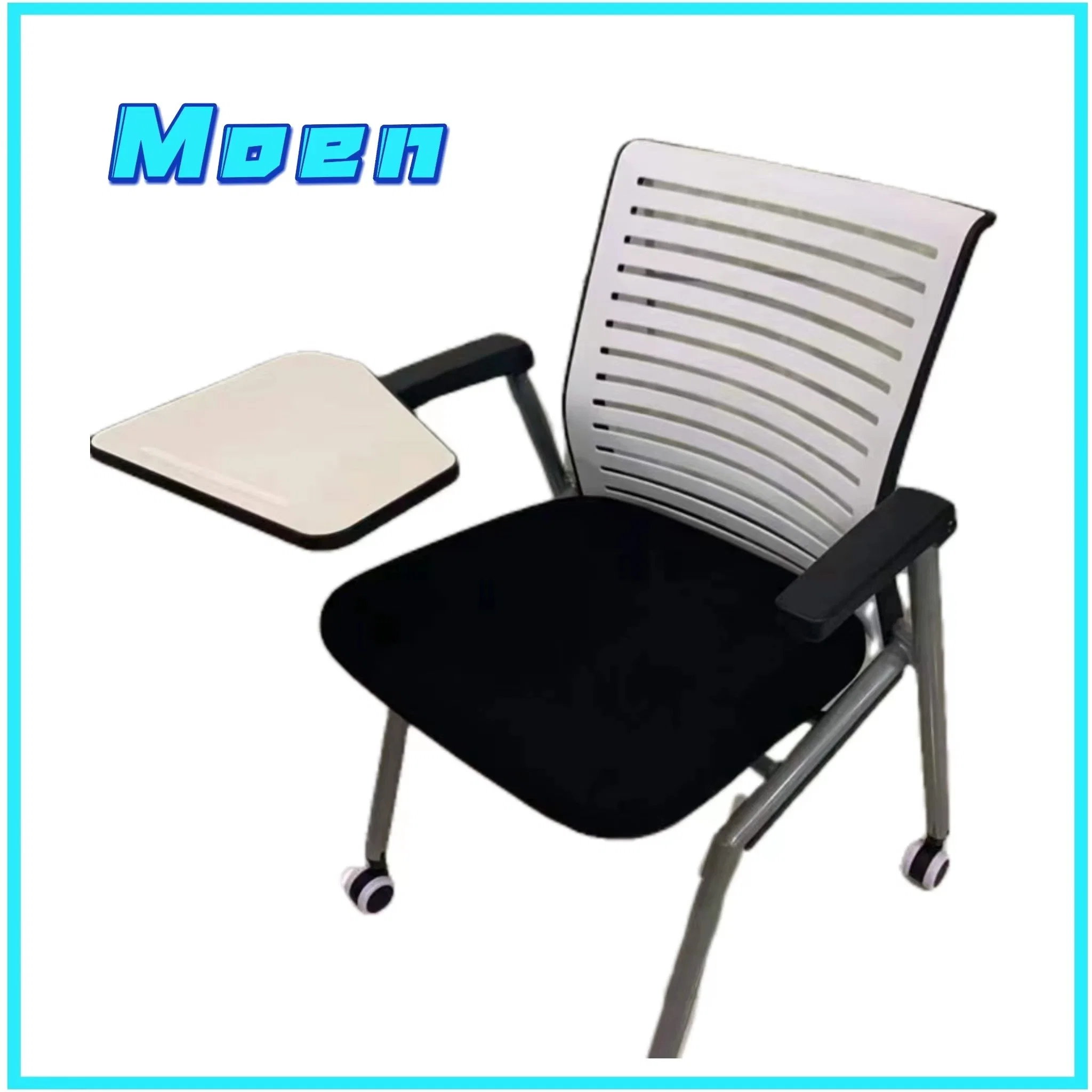 Quality Chairs Wholesale/Supplier Visitor Back Mesh Writing Pad Fabric Folding Armrest