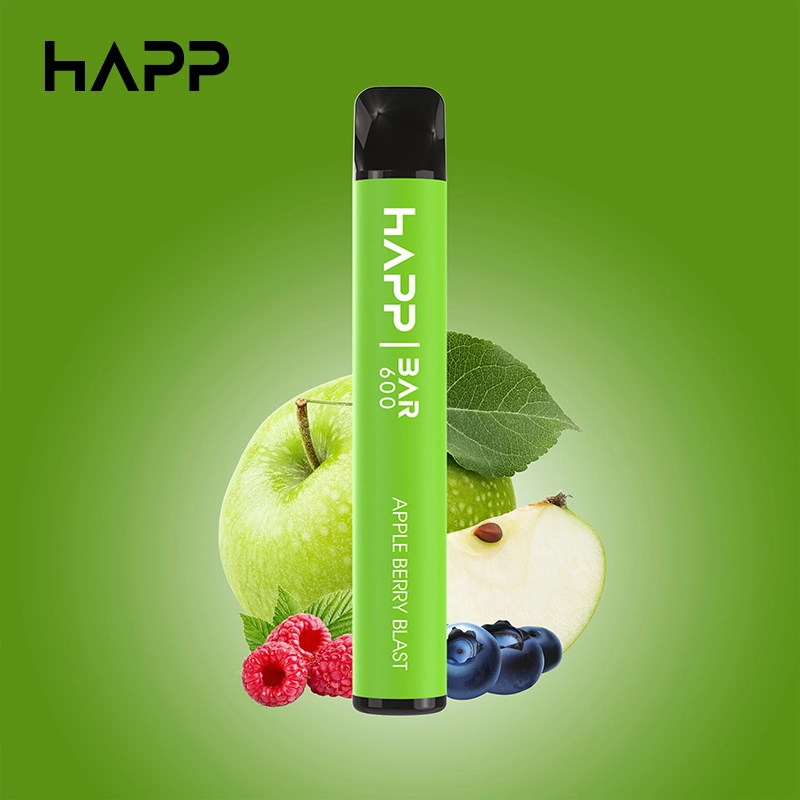 Alemania España Francia Mayorista/Proveedors Happ 600 2ml 20mg 10 sabores Dispositivo VAPE desechable