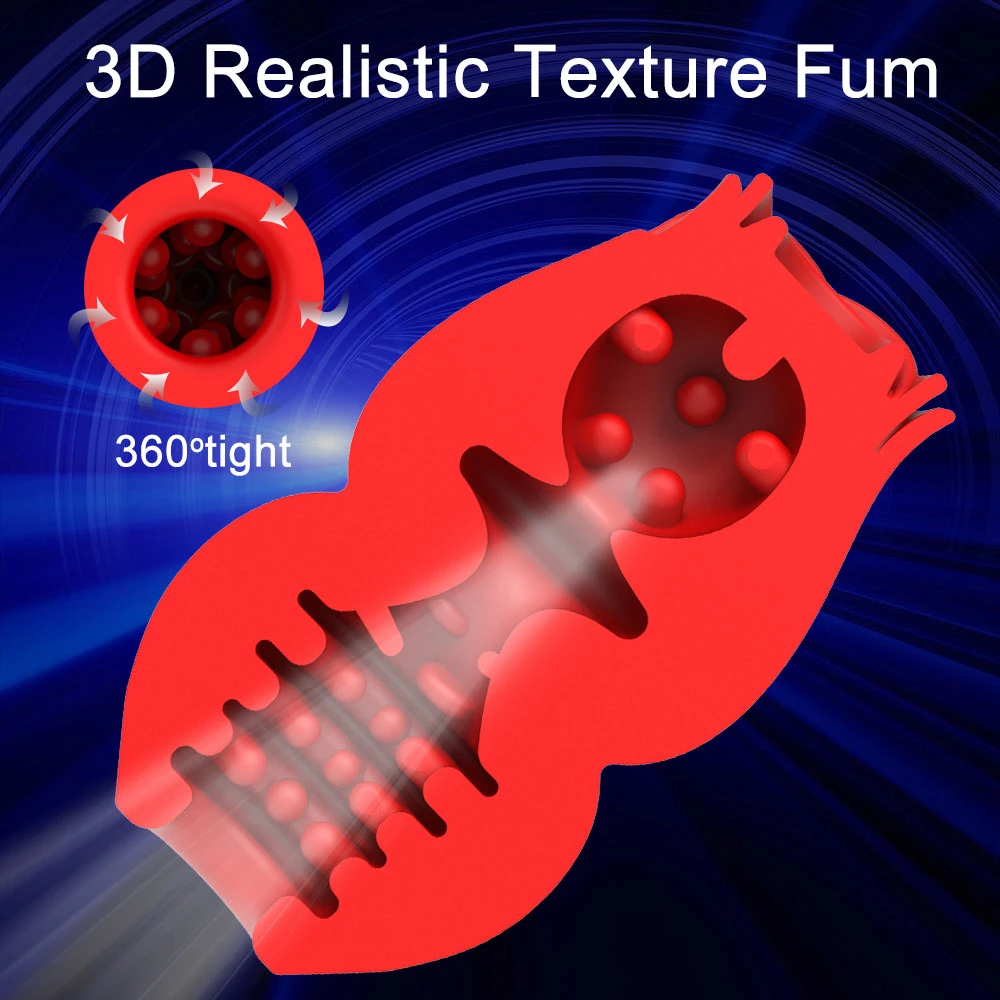 Rose Masturbation Cup Heating Sexy Mold Male Masturbation Clip Suction Penis Trainer Adult Sex Product Wholesale/Supplier