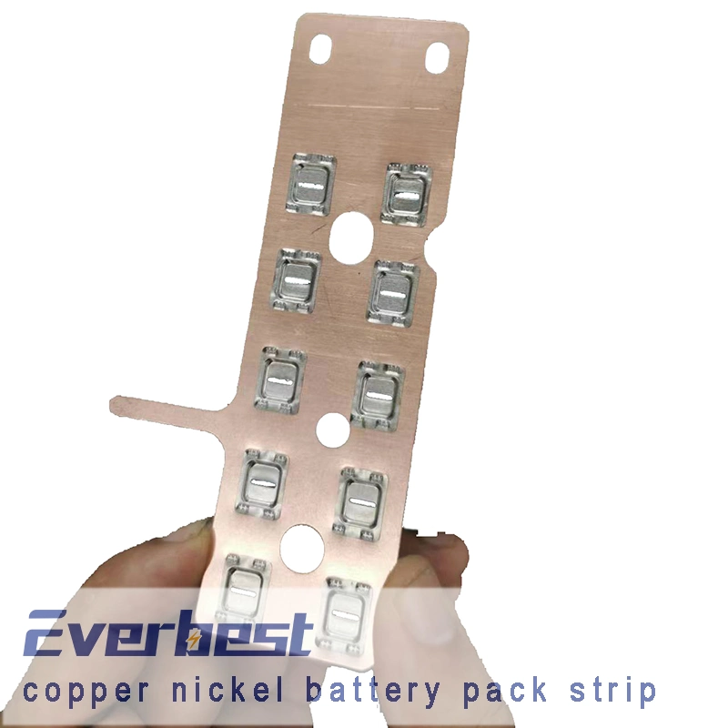18650 21700 Power Battery Pack Nickel Tab Aluminum Sheet Connector Spot Welding Connection Plate Copper Busbar