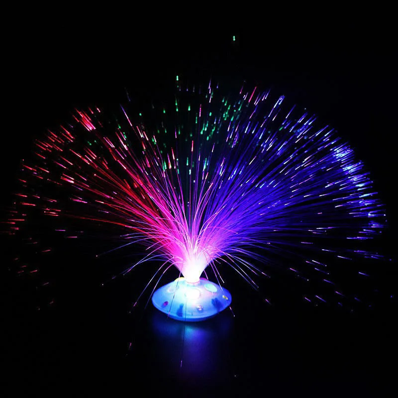 Christmas Decoration Kids Toys Colored LED Fiber Optic Light Night Lamp Toy