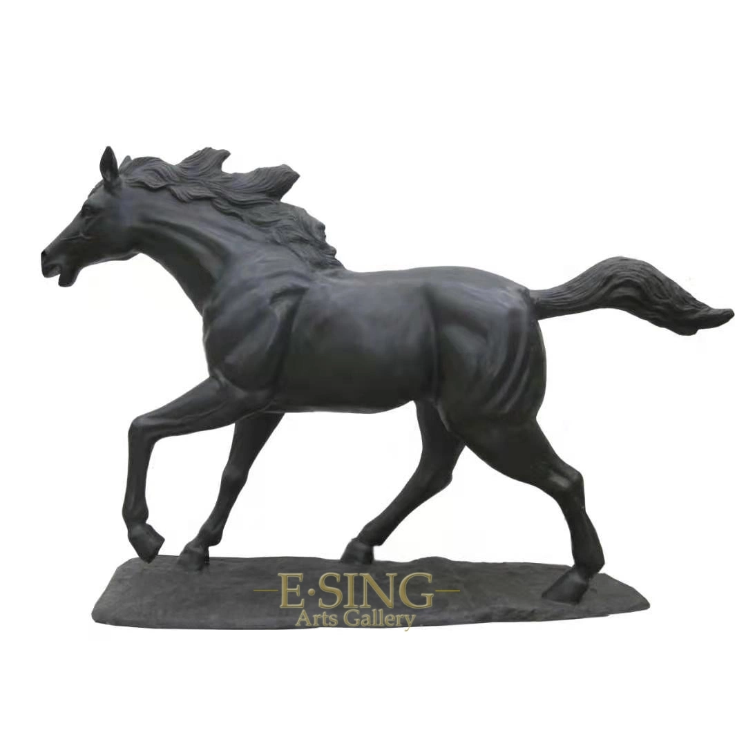 Large Size Outdoor Modern Cast Antique Bronze Horse Statue