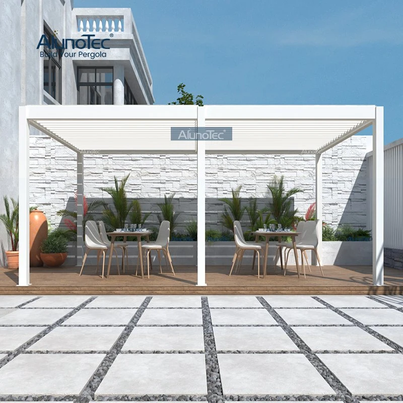 Exterior Bioclimatic Louvered Roof Pergola Kits Bioclimatique aluminio Pergola Boda Cenador