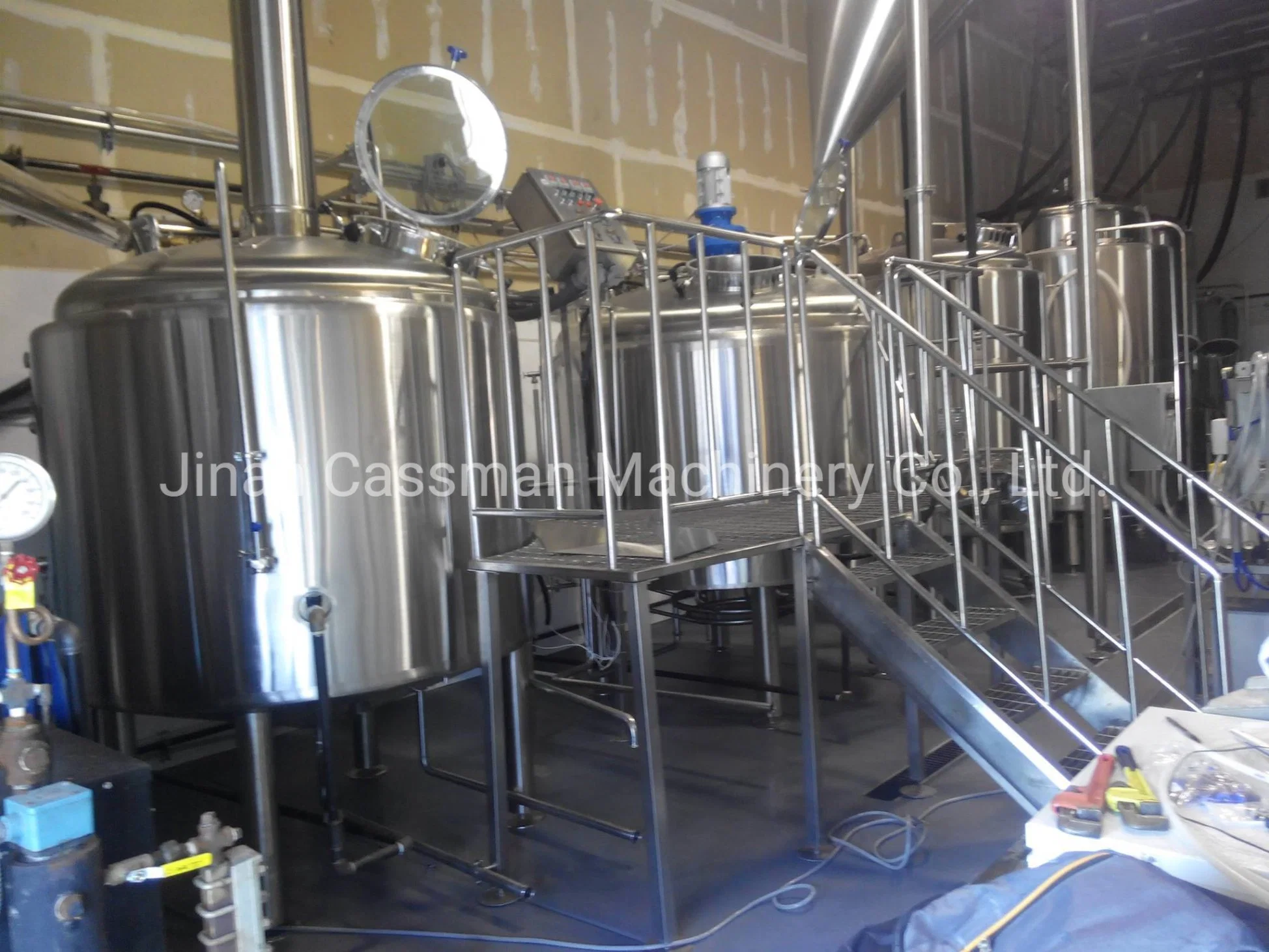 Cassman Commercial 3000L 5000L Brewing System Beer Brewery for Turnkey Factory