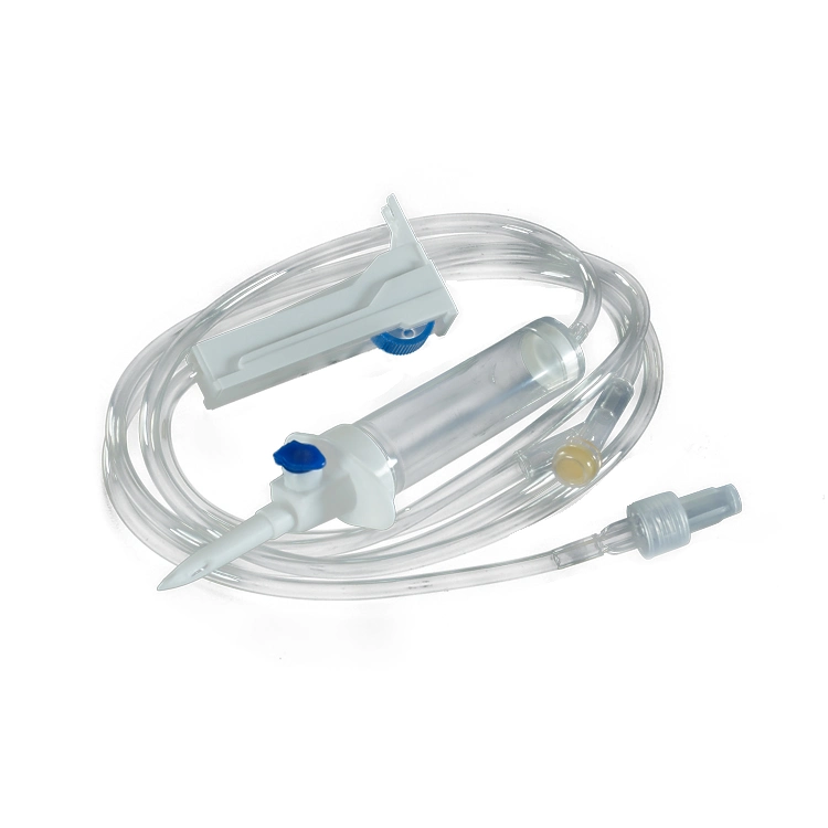 Great Products Colorless Medical Infusion Set with Roller Clamp