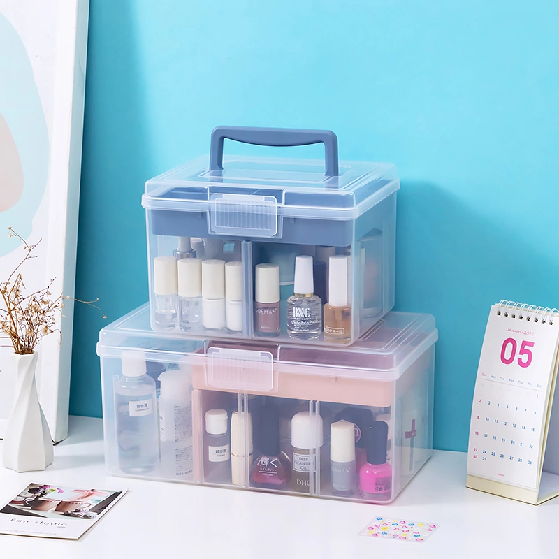 3624-O Desktop Powder Skin Care Organizer Air Cushion Manicure Cosmetics Organizer Eye Shadow Makeup Storage Box