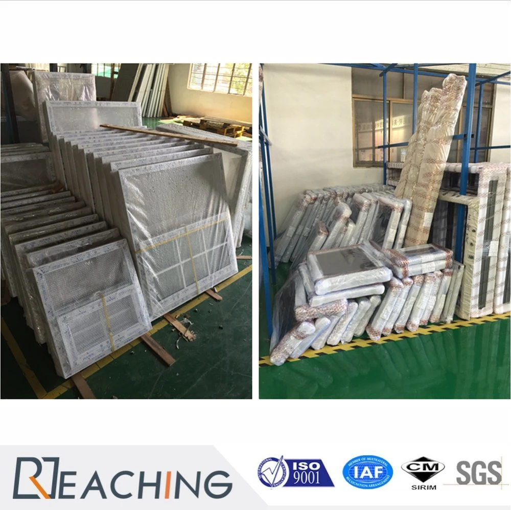 Hurricane Impact Chinese Manufacturer Conch UPVC Profile Plastic Sliding Windows