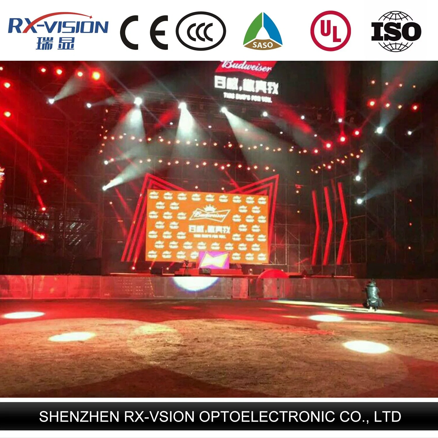 High Resolution P3 Pitch 3.9mm LED Video Wall Price P3.91 Indoor Rental LED Display,
