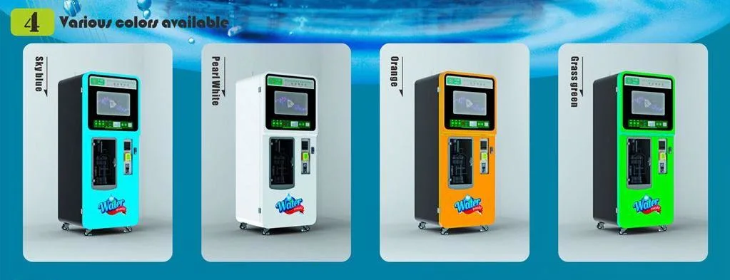 Reverse Osmosis Water Purification Vending Machines Coin Operated CE Certified Purifier