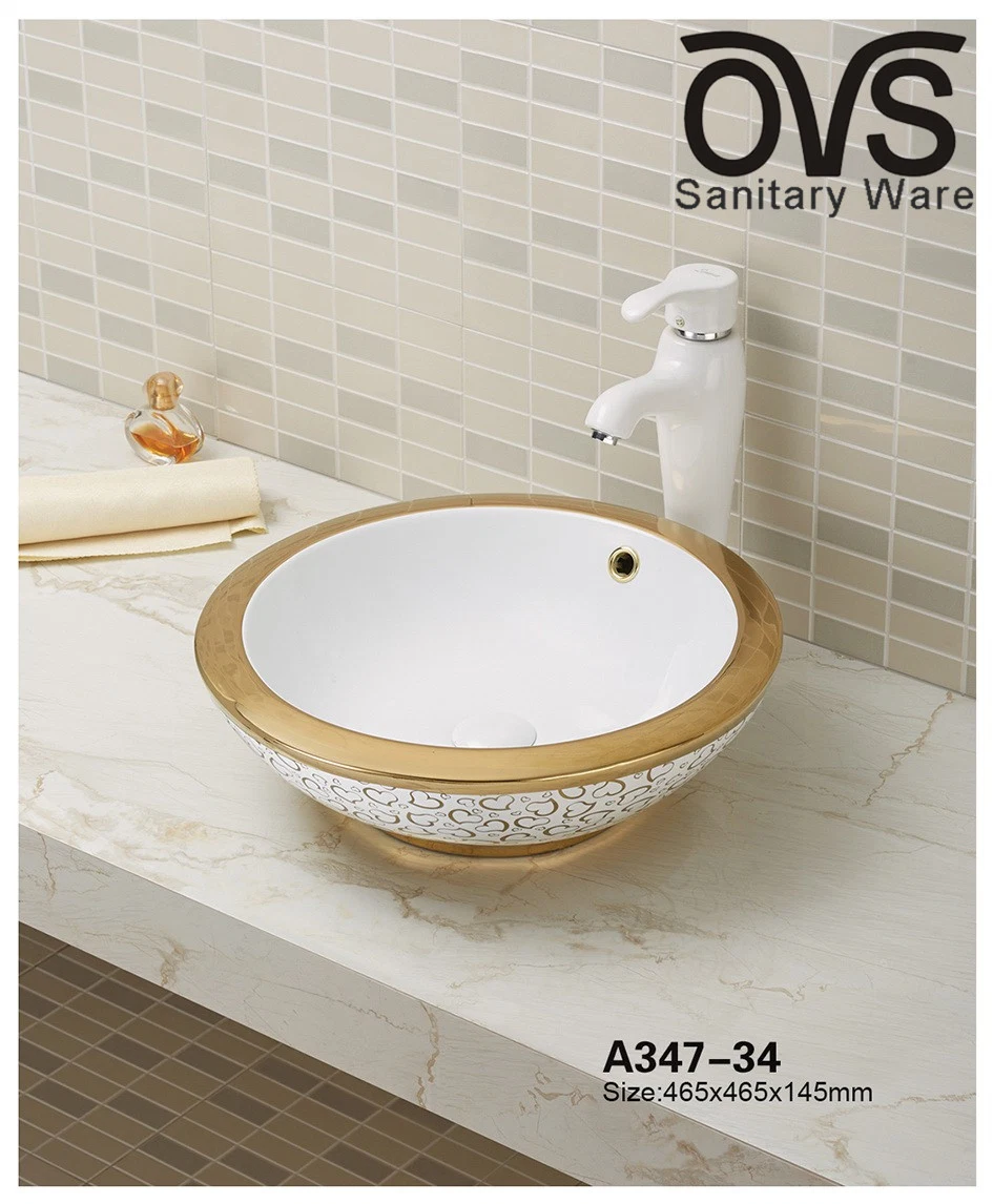 Popular Design Wall Hung Basin Ceramic Basin Bathroom Vanity