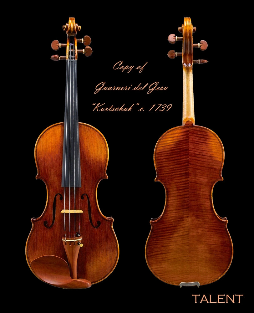 Copy of Guarneri Violin Professional Handmade Violin 1/4-4/4, Musical Instruments