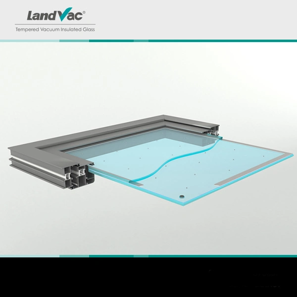 Landvac 8mm SGCC 39dB Vacuum ruido Cancelling ventana vidrio