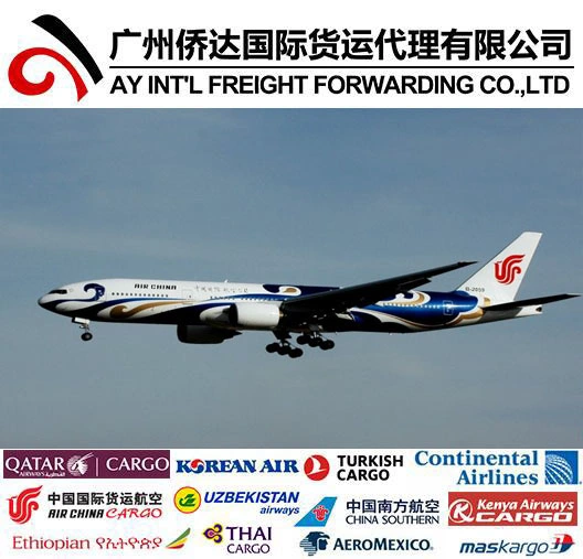 Transporte aéreo de China a España por los servicios de mensajería urgente