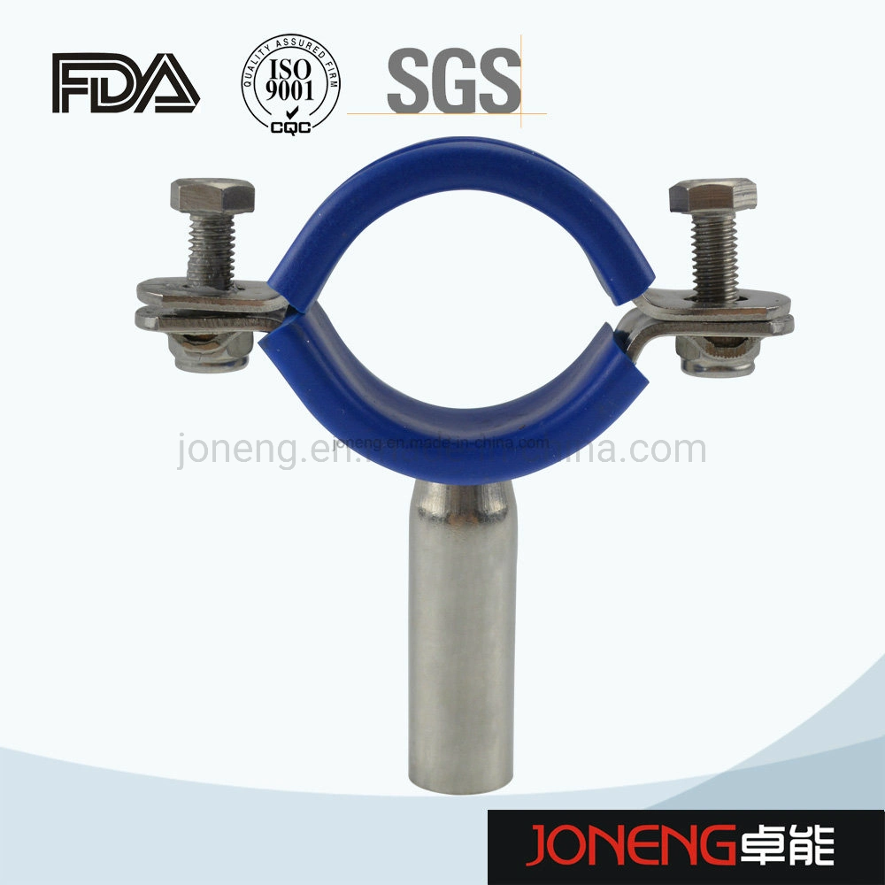 Joneng higiénico del tubo de acero inoxidable soldado titular de la válvula (JN-PL3004) Fabricado en China