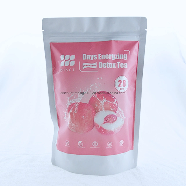 Private Label 28day Herbal Slimming Detox Tea with Peach Flavor