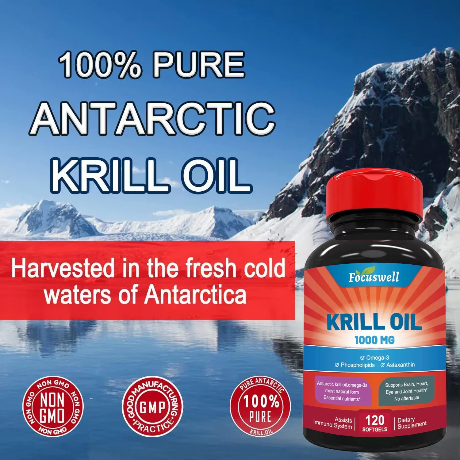 Gesundheit Nahrung Antarktischer Krill Öl Kapseln