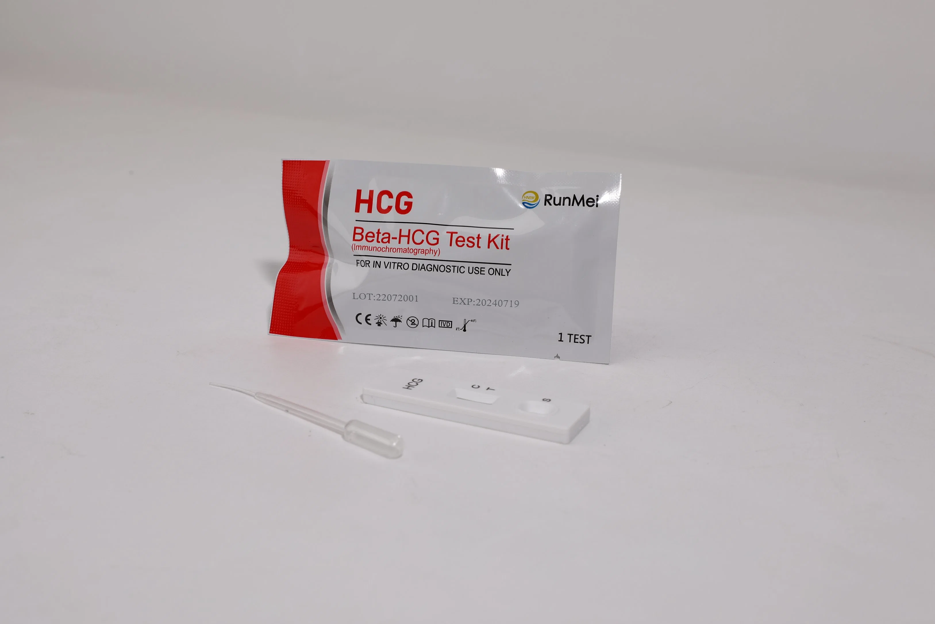 Venda por grosso de gravidez HCG CE Caderno de Teste Rápido diagnóstico rápido HCG teste de gravidez, Teste de HCG gravidez HCG Davi OEM de aprovação rápida passo 1 Placa de teste de gravidez