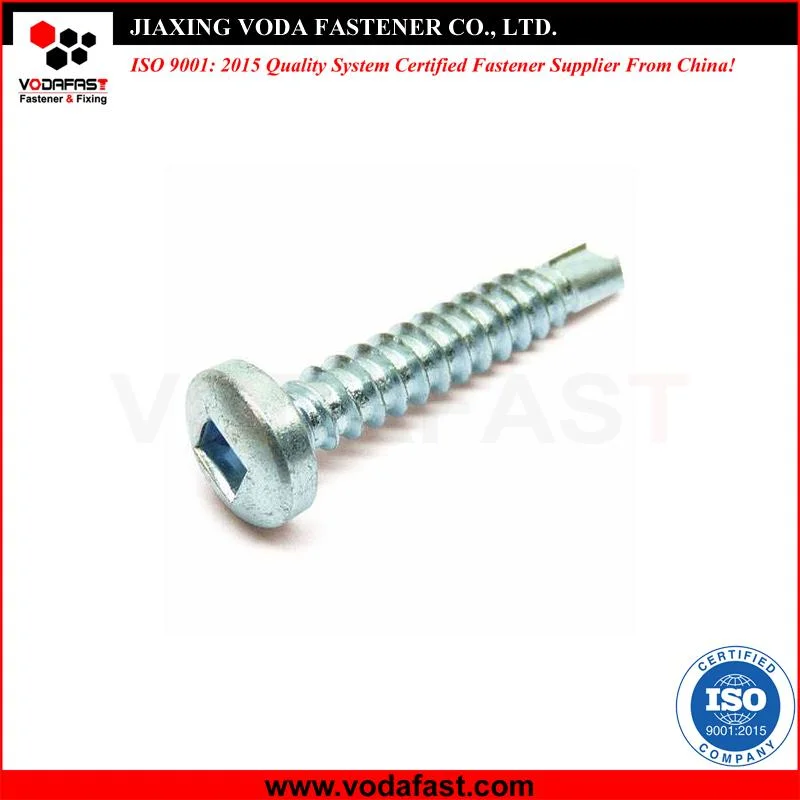 Galvanizado Vodafast Pan auto cabeza de tornillo de perforación