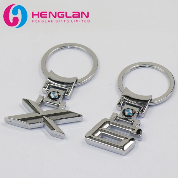 Silver Plated Metal Alloy BMW X1 Keyring for Promotional Car Logo Keychain Gift (HL-KC133)