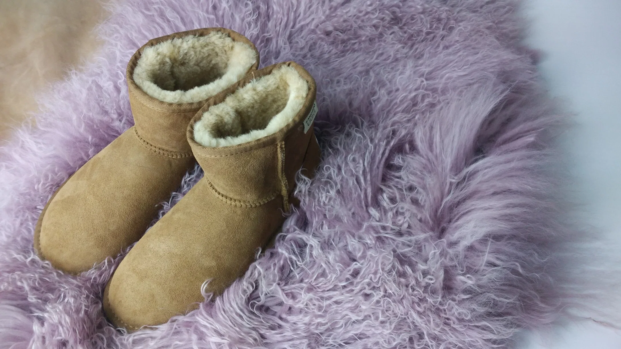 Natural Curly Tibetan Skin Natural Blanket