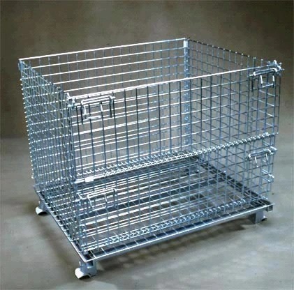 Welded Euro Metal Wire Mesh Container Used for Storage