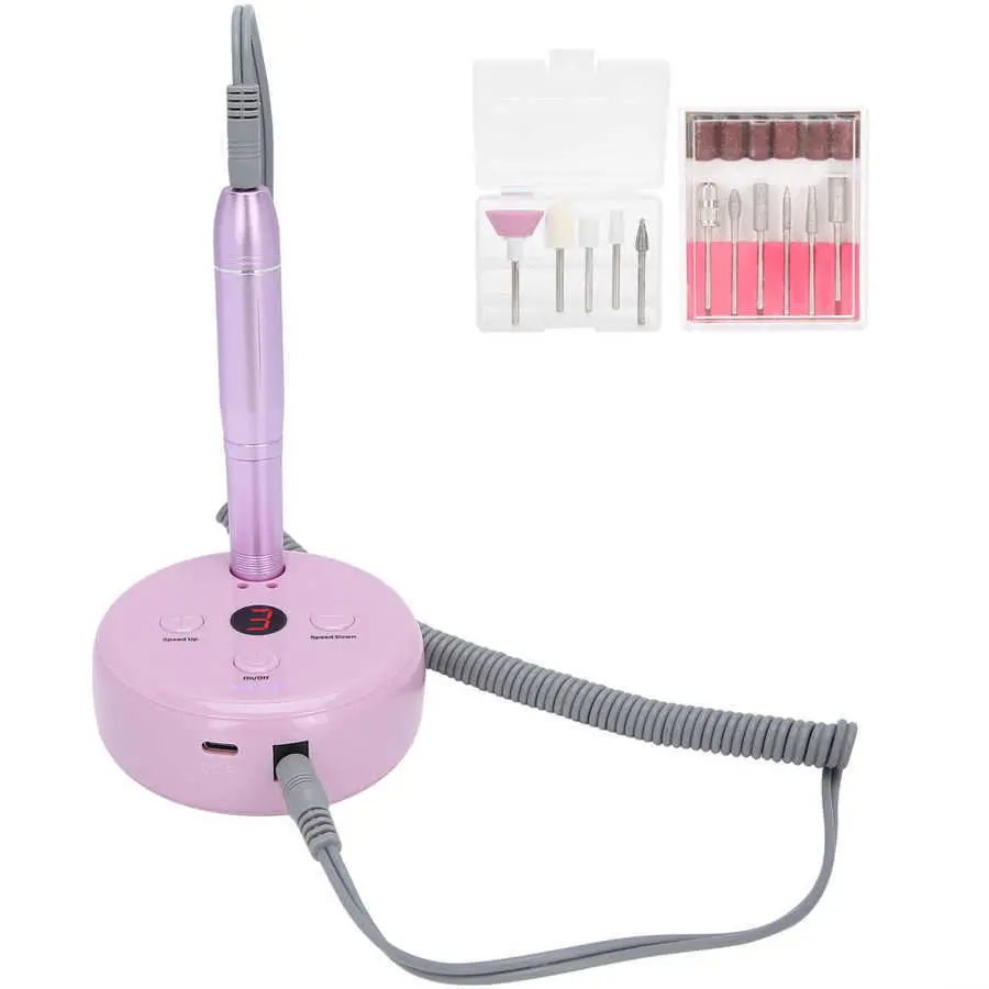 Electric Nail Drill Set USB Manicure Pen Sander Polisher Pedicure Manicure Cutter Polish Remover Nails Sander