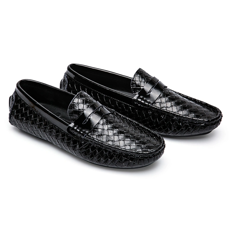 2019 China's Latest Wholesale/Supplier Large Number of Men's Woven Leather Shoes, Business Office