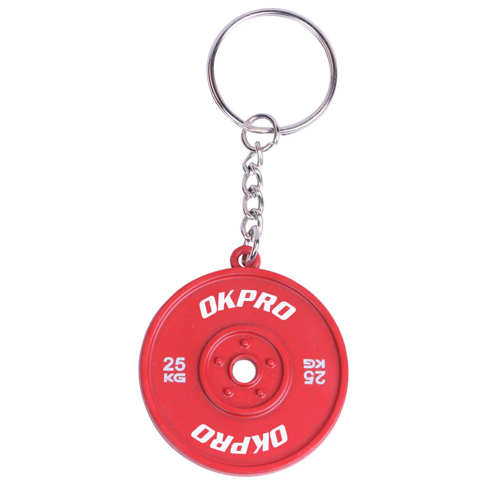 Gym Sports Gifts Dumbbell Keychain Fitness Bodybuilding Keychain Souvenir