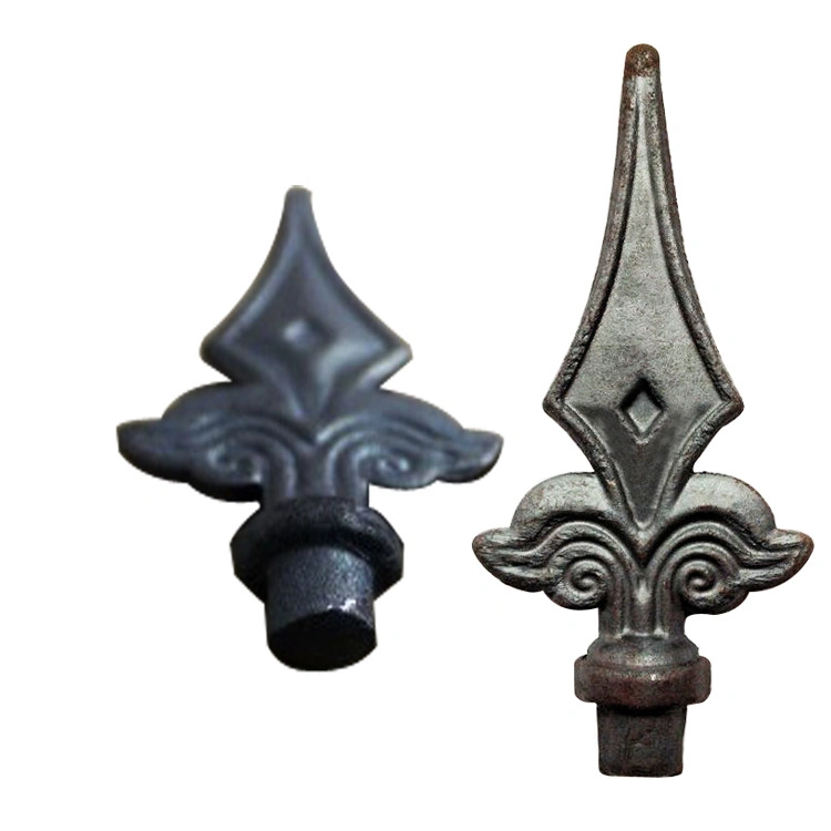 Iron Gate and Fence Decor Cast Iron Metal Spearheads