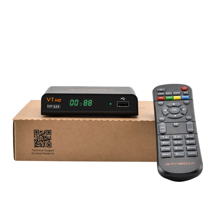 1080P Original Gtmedia V7 HD S2X VCM Acm Multi-Stream T2mi Freesat V7s2X HD Gtmedia V7s HD Satellite Receiver