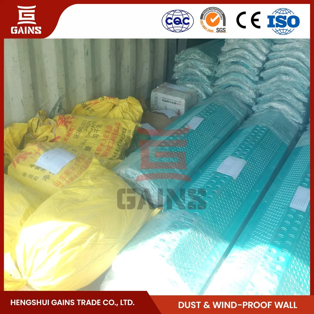 Gewinne Fiberglass Wind Staub-Controlling Wand Lieferanten Windproof Staub Unterdrückung Facility China Windproof Dust Suppression Mesh