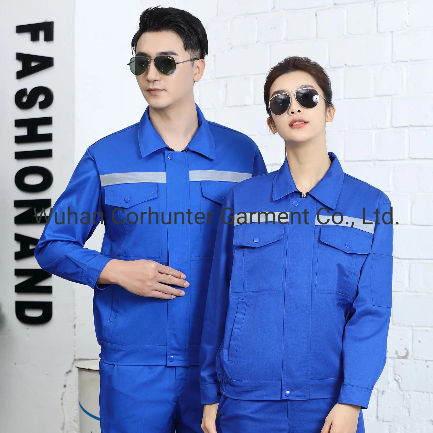 Men's and Women's Overalls New High quality/High cost performance  Reflective Strip Road Sanitation Work Clothes Suit