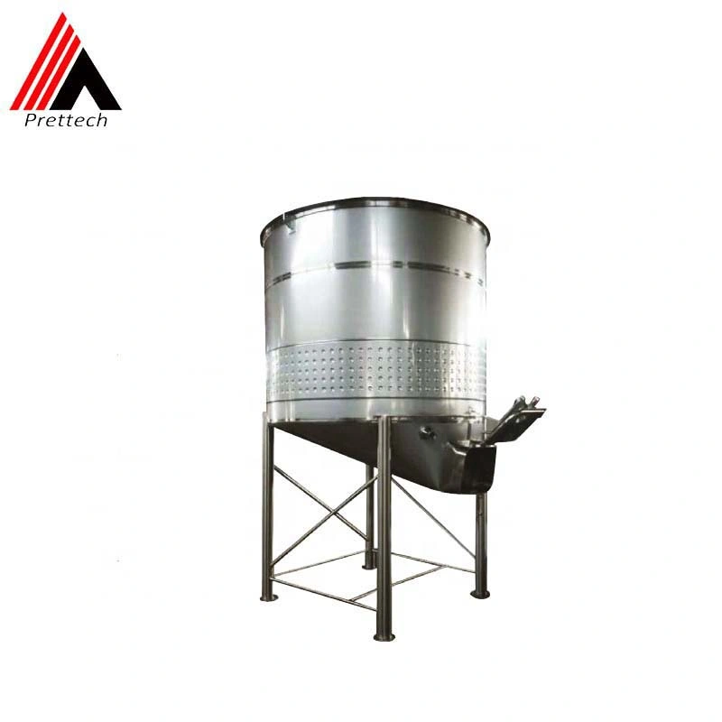 Customized Red Wine Open Top Fermenter Wine Fermentation Tank