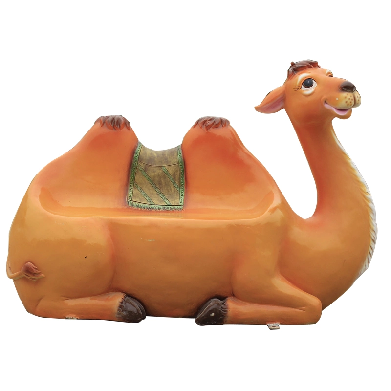 Outdoor Decoration Resin Fiberglass Animal Chairs Sculptures Crafts for Sale