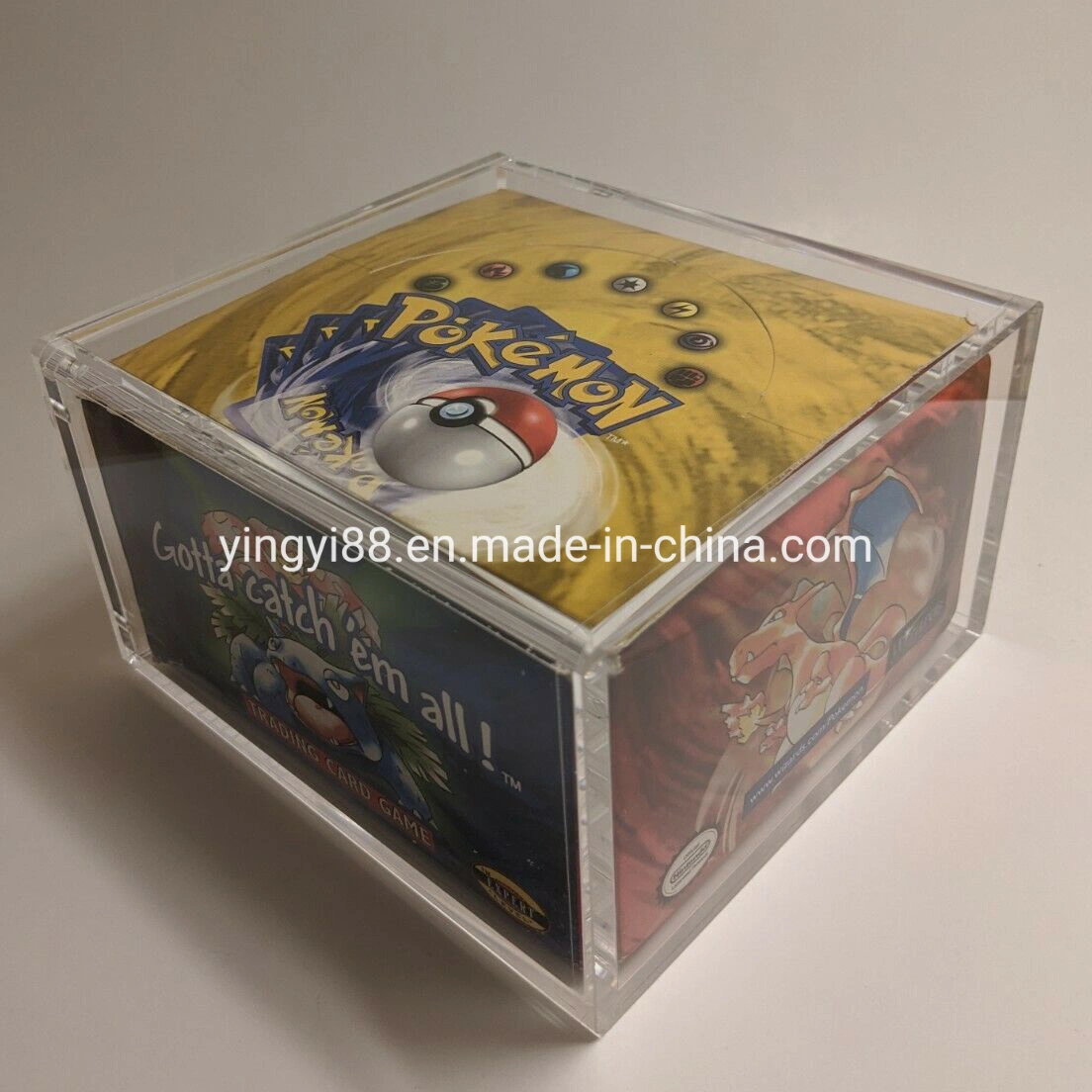 Großhandel/Lieferant Plexiglas Box Acryl Display Case Pokemon Card Booster Packs