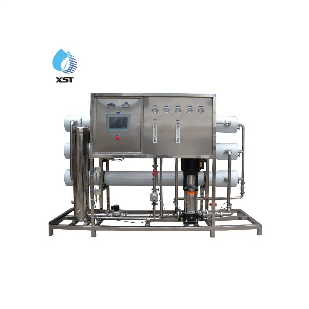 مصنع علاج المياه لعَكس Osmosis المرحلة المزدوجة 2000L للإلكترونيات مستخدم