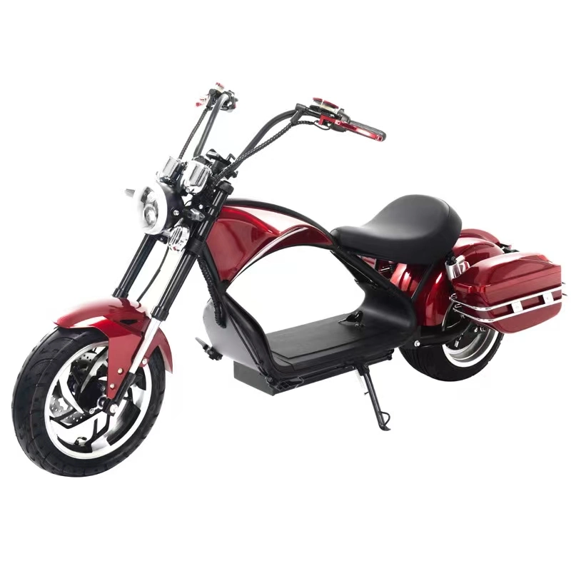 Powerful Mobile Lithium Battery Adult Electric 1500W 60V Electric Motorcycle