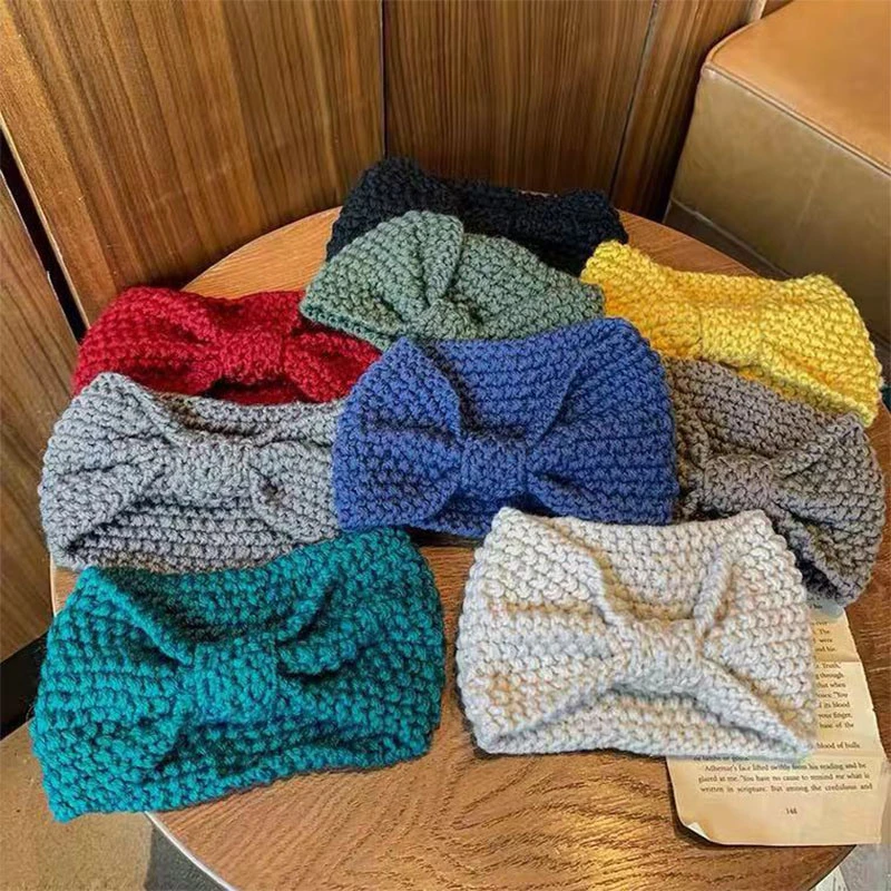 Горячая продажа женские девушки винтажный витой вязки волоски Head Wrap