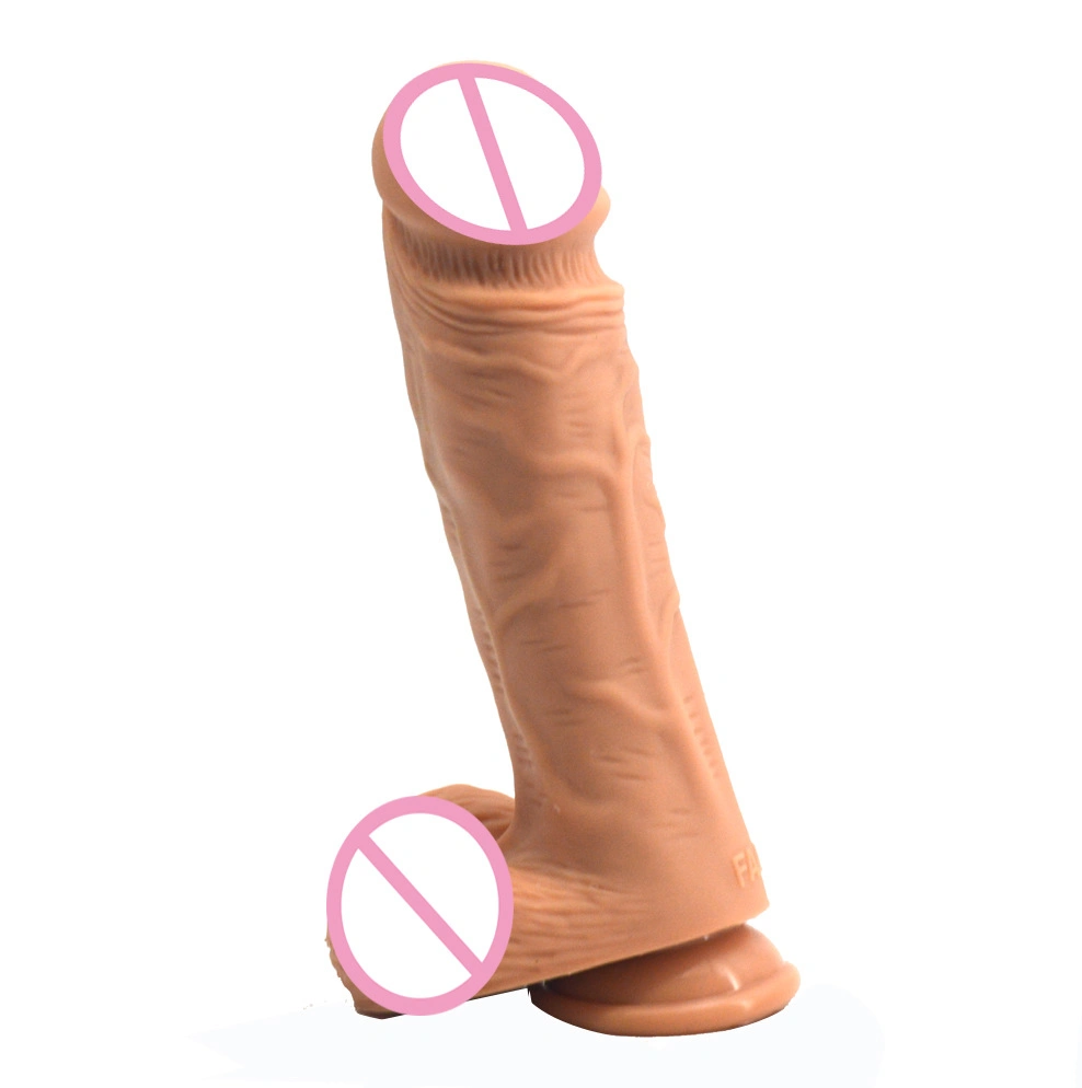 Silicone Fun Skin Simulation Thick Penis Silicone Rod Penis Anal Plug Products