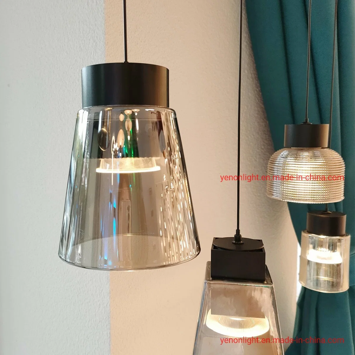 Mini LED Hanging Light Drop Lamp Innovative Free Lifting Pendant