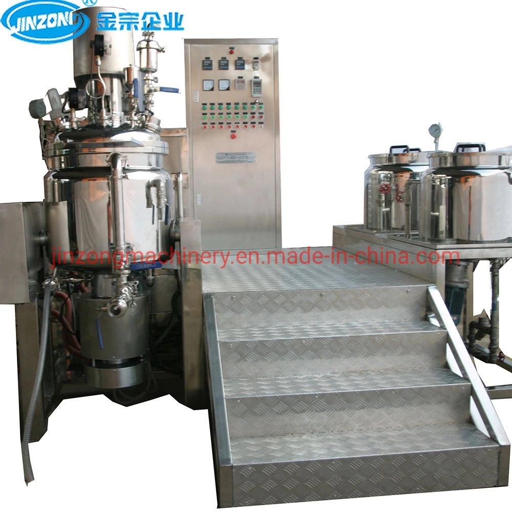 100L Hydraulic Homogenizer Machine (PLC) Vacuum Emulsifier Machine Emulsifying Machine