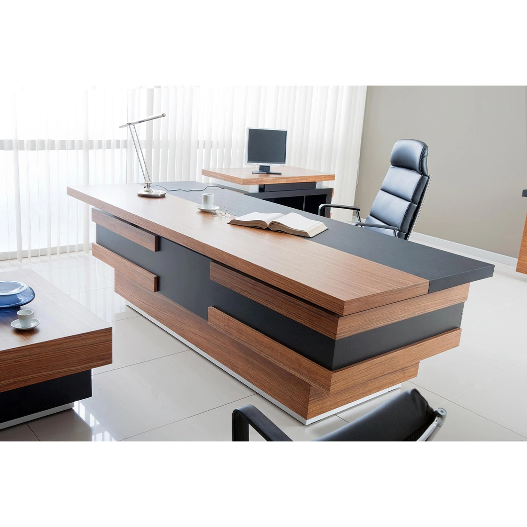 Professional Office Furniture Square European Style Executive Office Desk for Boss Manager