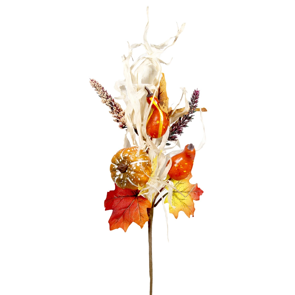 Wedding Halloween Party Home Decor Artificial Floral Hand Made Sprig Harvest Thanksgiving Decorative Autumn Picks