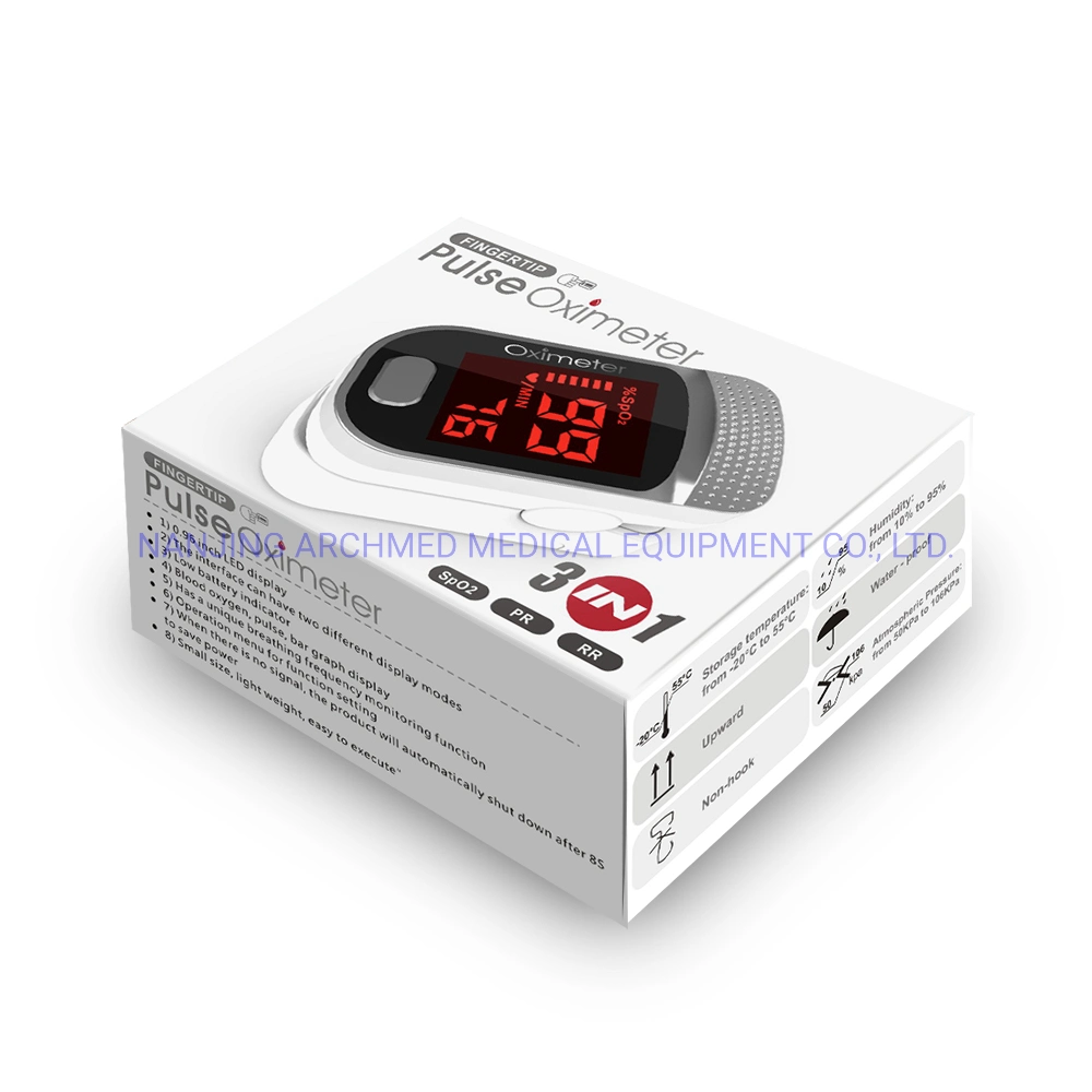 Medical Equipment Portable Fingertip Handheld Digital SpO2 Pulse Oximeter with 0.96&prime; &prime; LED Display