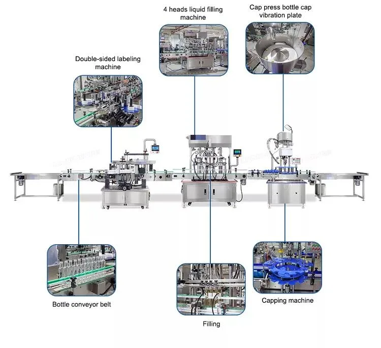 Automatic Fully Viscous Liquid Soap Shampoo Detergent Filling Machine