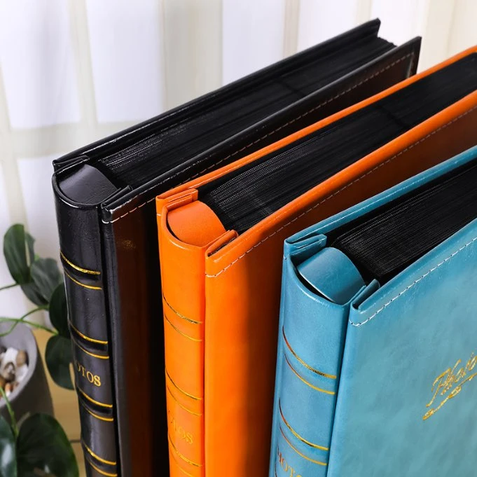 Wholesale/Supplier 6 " Large Capacity Family Photo Album PU Leather Retro Cover Loose-Leaf Album