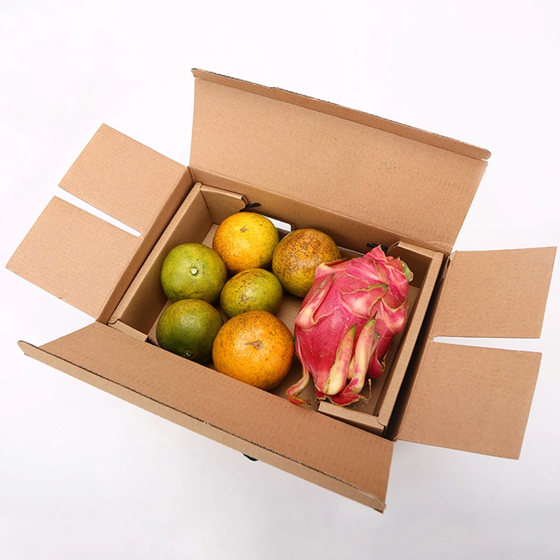 High-Quality and Best-Selling Fruit and Vegetable Packaging Carton Custom Printing Logo Environmental Protection Corrugated Carton