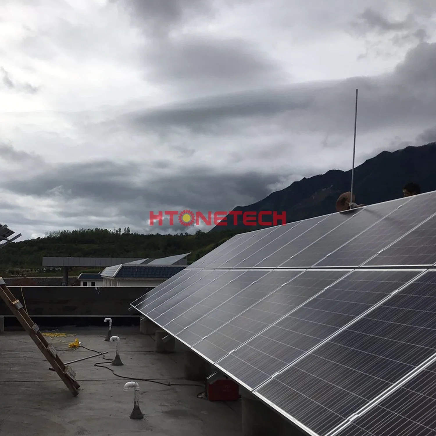 Home Grid Connected Photovoltaic System 20kw Power Generation Portable Energy Solar Charger Polycrystalline Silicon Solar Systems Energy Storage